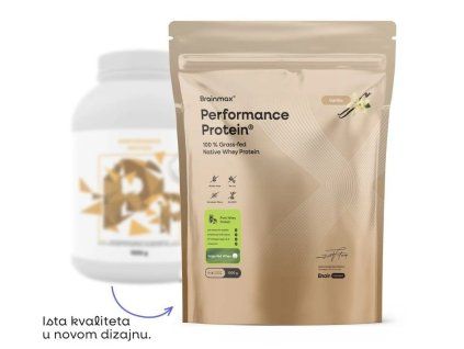 Performance Protein®, nativni sirutkini protein, vanilla, 1000g