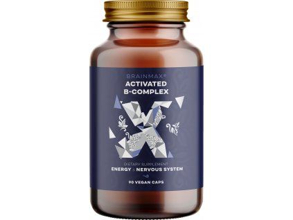 BrainMax Activated B-Complex, Aktivirani B Kompleks, 90 biljnih kapsula