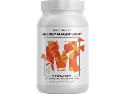 BrainMax Energy Magnesium®, 1000 mg, Magnezijev Malat 200 mg, 100 kapsula