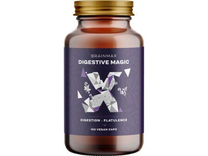 BrainMax Digestive Magic®, Probavni Enzimi, 100 biljnih kapsula