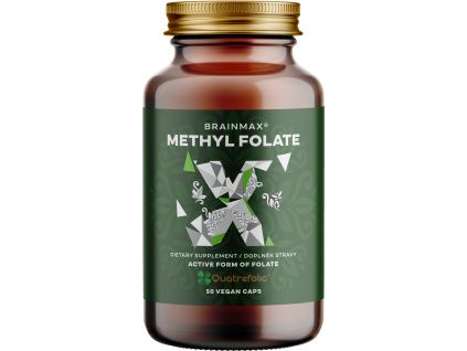BrainMax Methyl Folate®, Folna kiselina u aktivnom obliku, 400 mcg, 50 biljnih kapsula