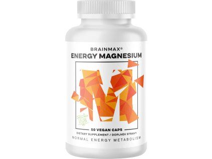 BrainMax Energy Magnezij®, 1000 mg, magnezijev malat 200 mg, 50 kapsula