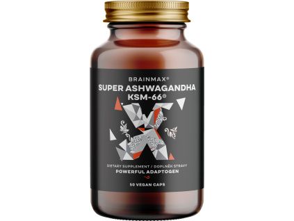 BrainMax Super ekstrakt Ashwagandhe KSM-66®, 50 biljnih kapsula