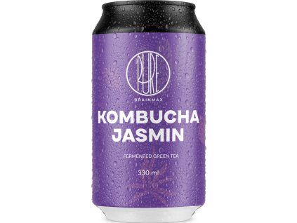 BrainMax Pure® Kombucha Jasmin, Kombucha, jasmin, 330 ml