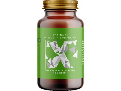 BrainMax Quercetin & Bromelain, Quercetin & Bromelain, 100 biljnih kapsula